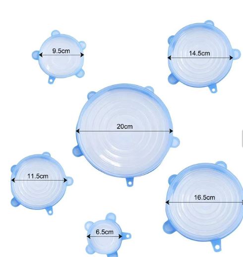 EcoTapa Tapas De Silicona Reutilizable