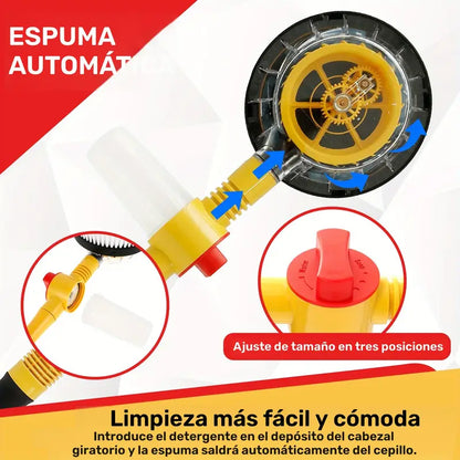AutoShine  Cepillo de Lavado de Coche Retráctil