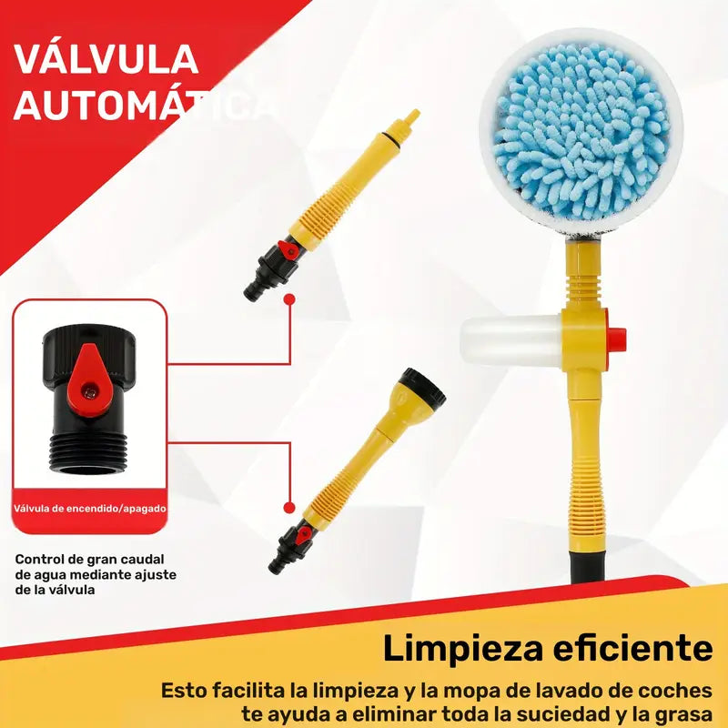 AutoShine  Cepillo de Lavado de Coche Retráctil